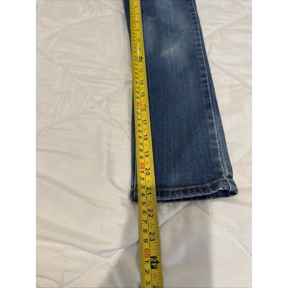 Levi's 510 denim pants joggers jeans boys kids dark blue size 7 adjustable waist - Picture 6 of 9
